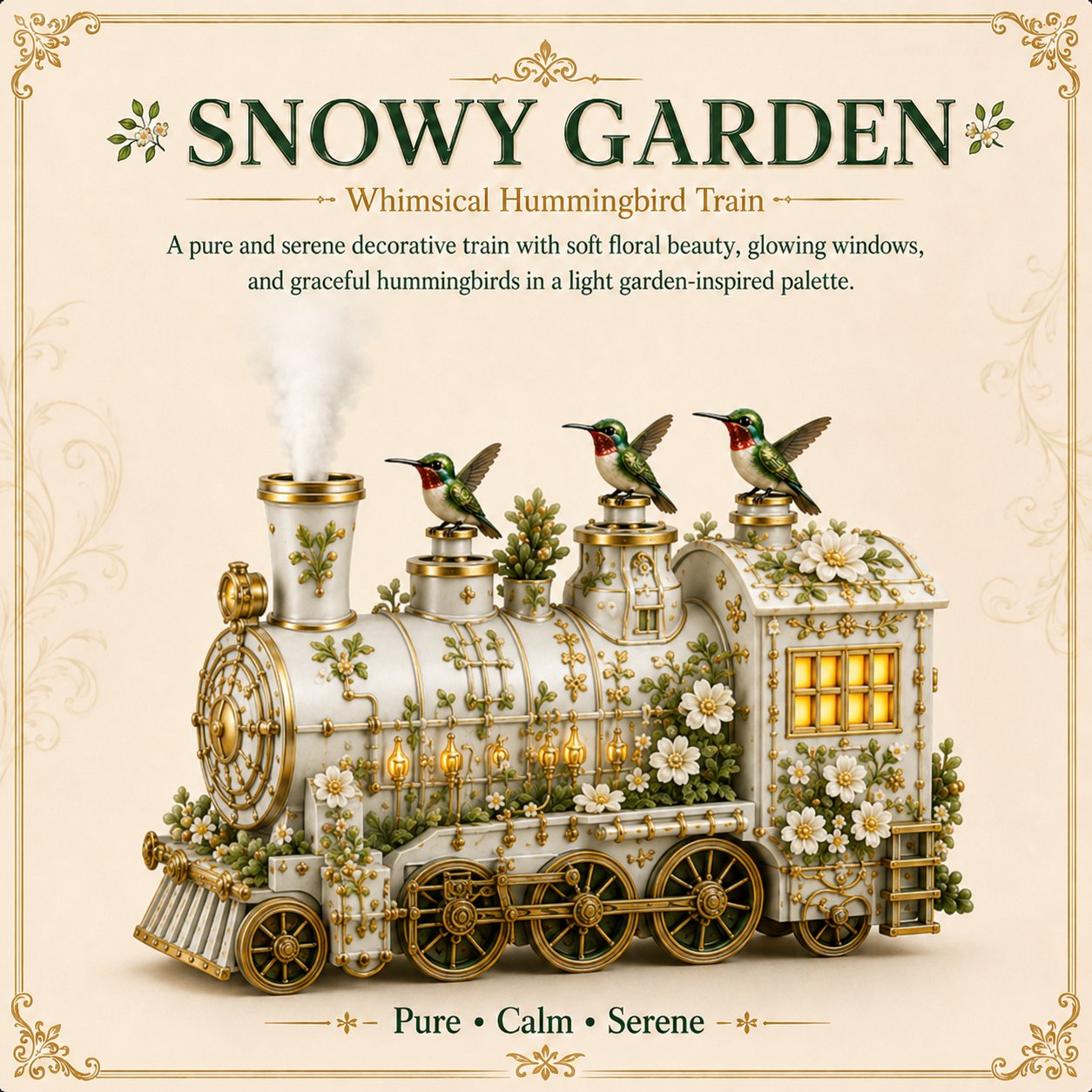🔥Last Day 49% OFF🚂 Hummingbird Train Diffuser