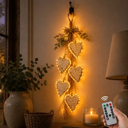 ⭐🍂🤎Hanging Heart Wall Decor