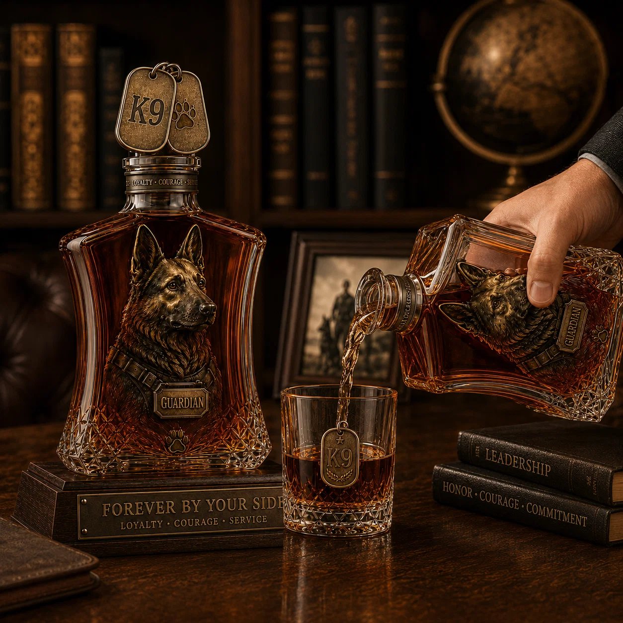 🐕🐾Guardian K9 Service Legacy Whiskey Decanter Set