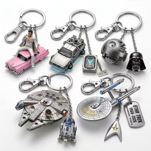 TODAY'S SPECIAL OFFER-50% OFF 🔥ST 60TH ANNIVERSARY ENTERPRISE NCC-1701 3D-METAL KEYCHAIN