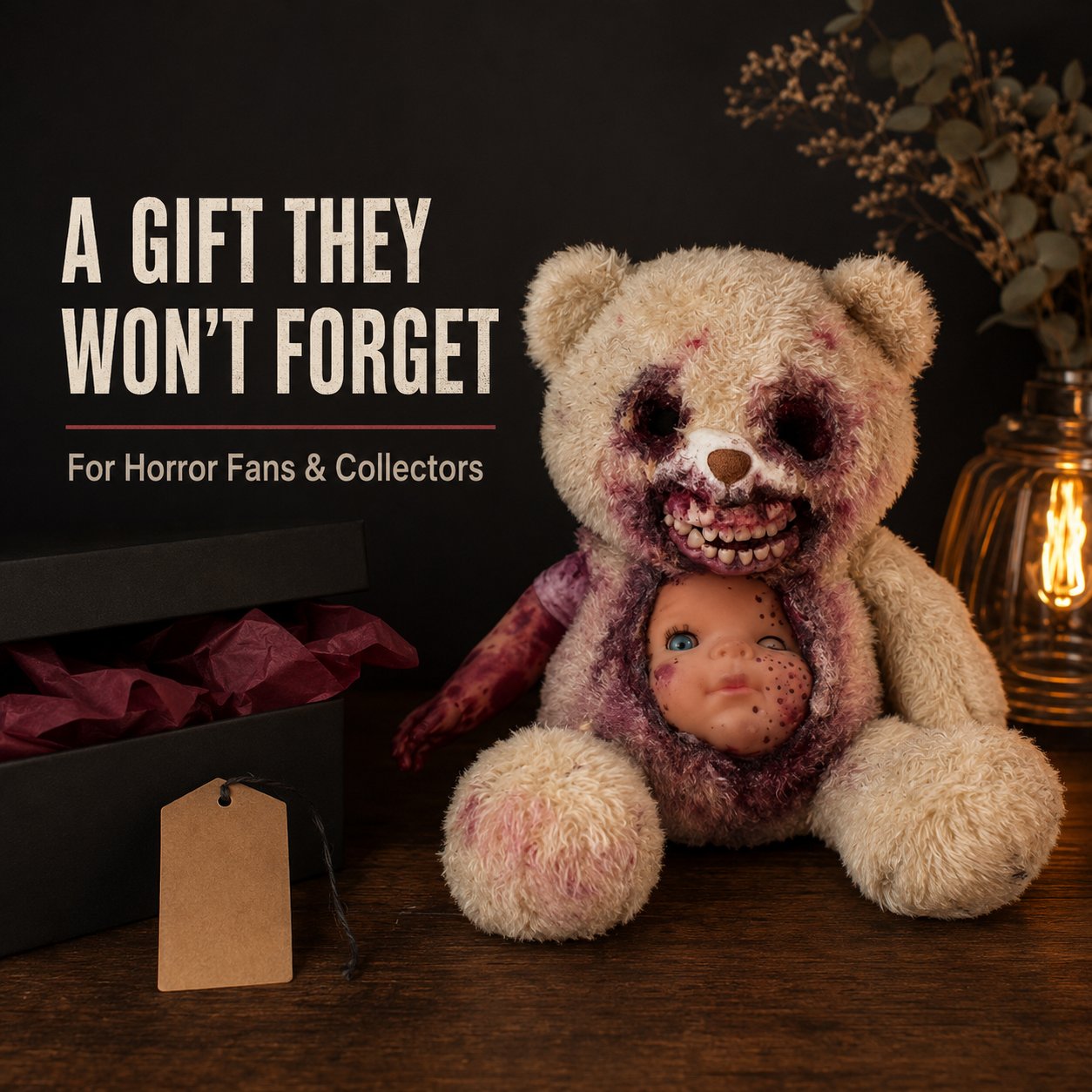 Creepy Reveal Horror Teddy Bear 🧸
