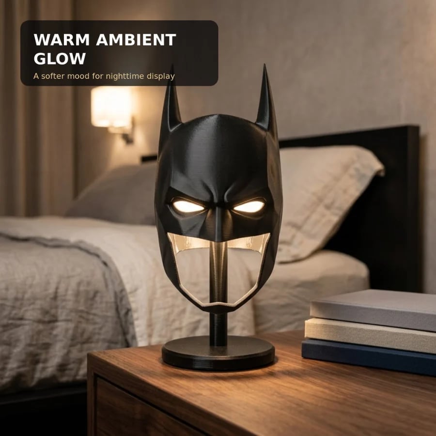 🦇 Gothic Bat Mask Table Lamp – The Ultimate Gothic Glow Decor