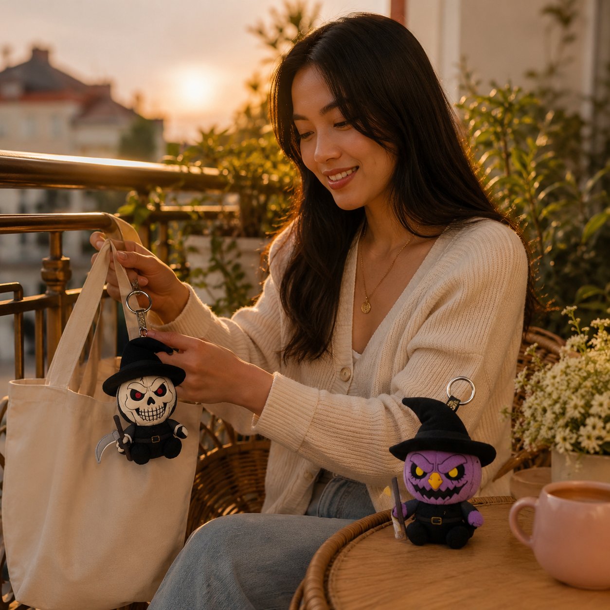 Halloween Plush Blind Box: Portable Spooky‐Cute Fun for Daily Backpack & Keychain Collection