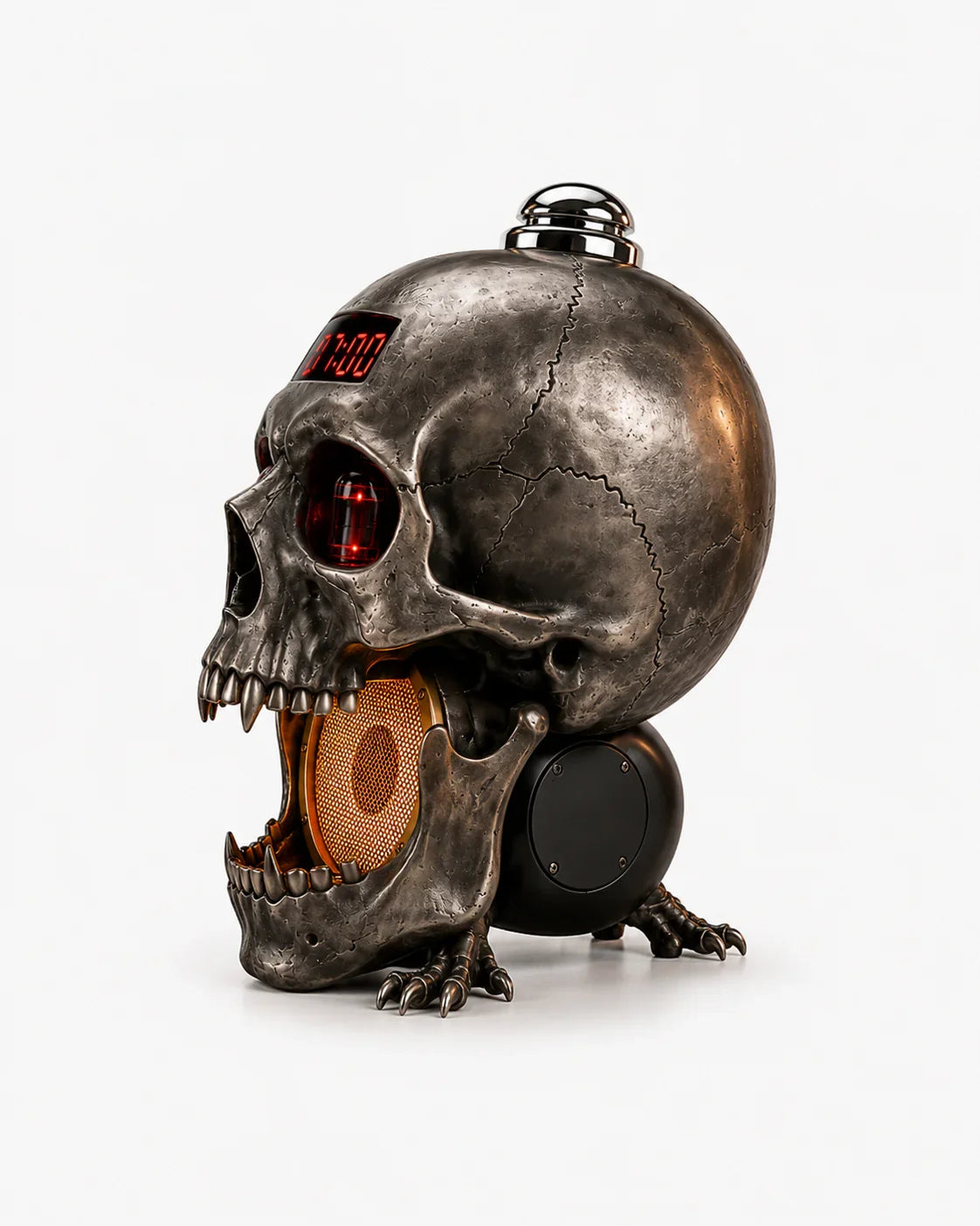 🔥 Skull Bluetooth Speaker & Digital Alarm Clock