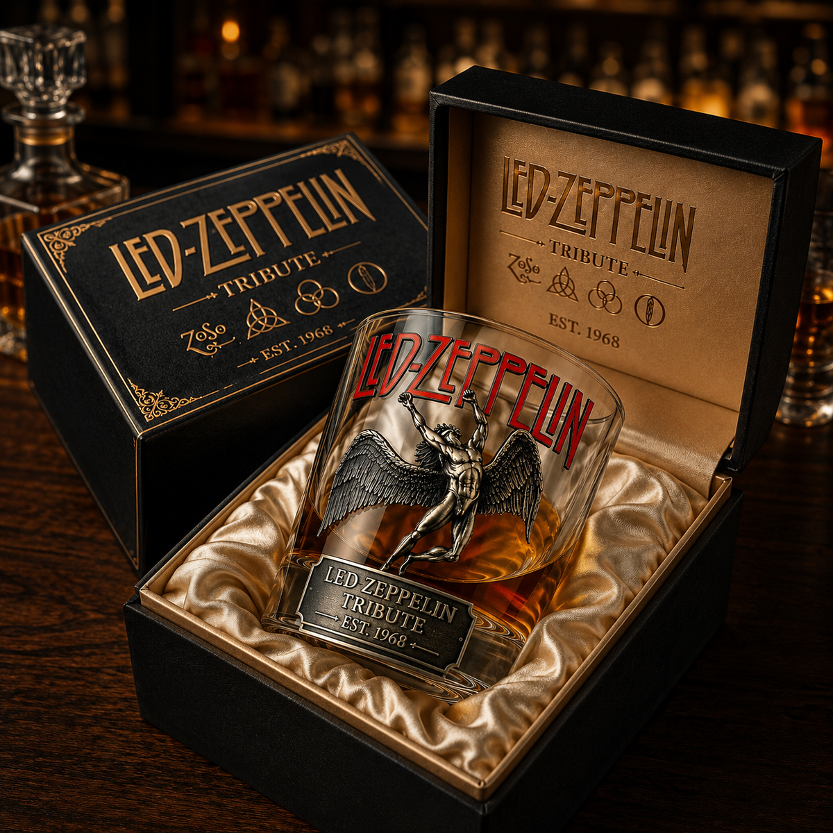 Led Zeppelin Tribute Whiskey Glass