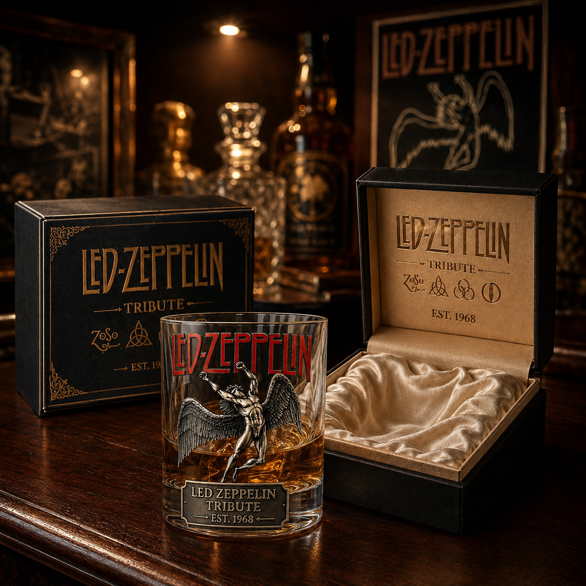Led Zeppelin Tribute Whiskey Glass