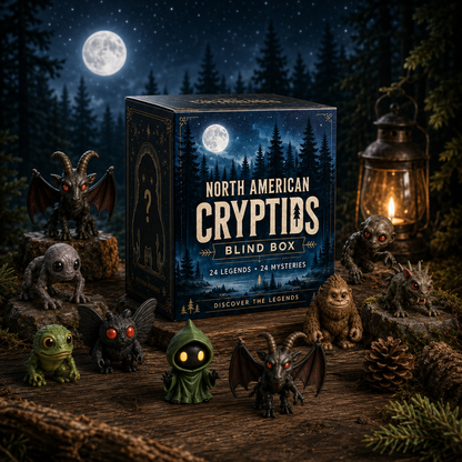 👁️North American Cryptids Blind Box – Complete 24-Piece Collection • 24 Legends • 24 Mysteries👹