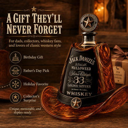 Jack Daniel’s Walker Texas Ranger Decanter Whiskey Bottle