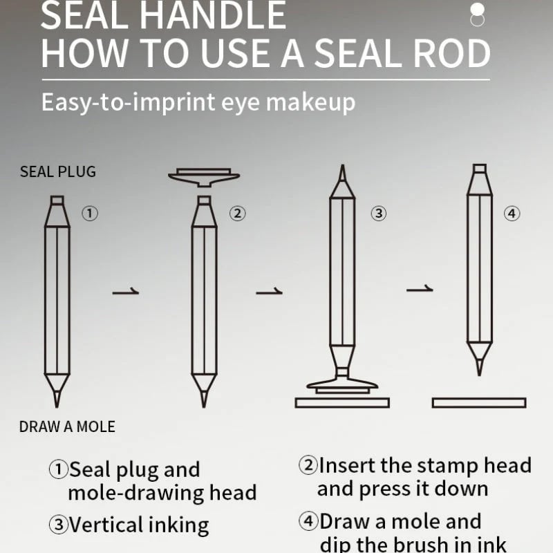 3-in-1 Multifunctional Eye Makeup Stamp Set