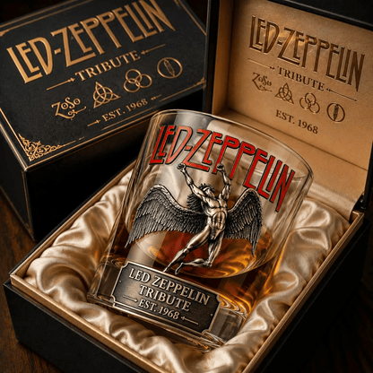 Led Zeppelin Tribute Whiskey Glass