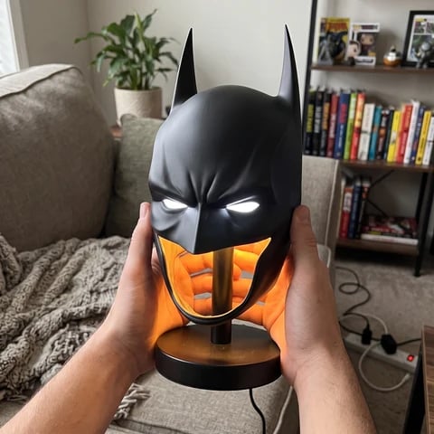 🦇 Gothic Bat Mask Table Lamp – The Ultimate Gothic Glow Decor
