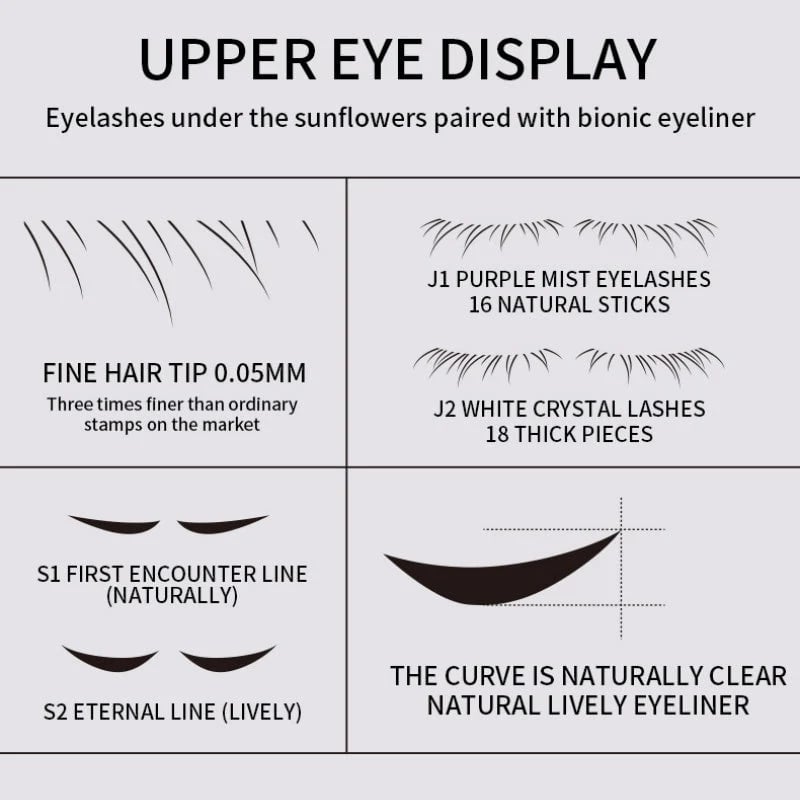 3-in-1 Multifunctional Eye Makeup Stamp Set