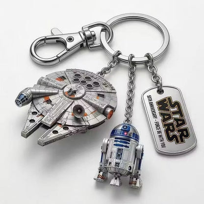 TODAY'S SPECIAL OFFER-50% OFF 🔥ST 60TH ANNIVERSARY ENTERPRISE NCC-1701 3D-METAL KEYCHAIN
