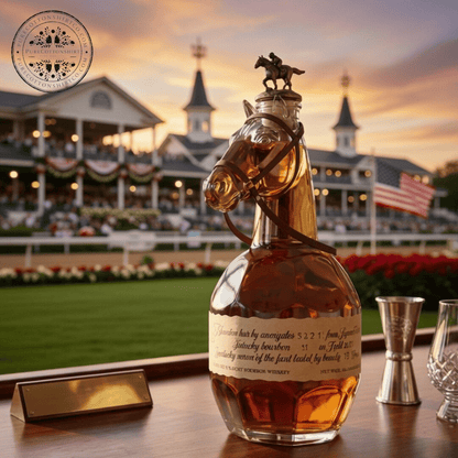 Kentucky Derby Horse Head Bourbon Decanter Bottle