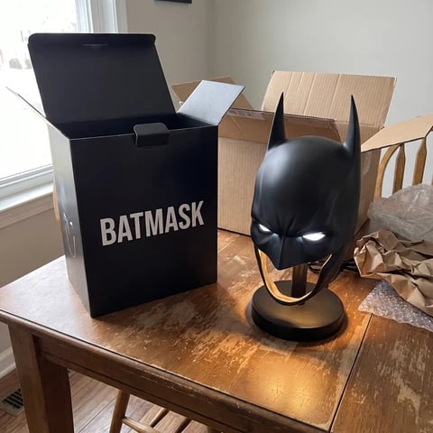🦇 Gothic Bat Mask Table Lamp – The Ultimate Gothic Glow Decor
