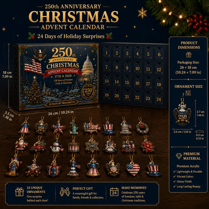 ✨ 2026 America 250th Anniversary Christmas Advent Calendar 🎄Limited Time Free shipping 🔥