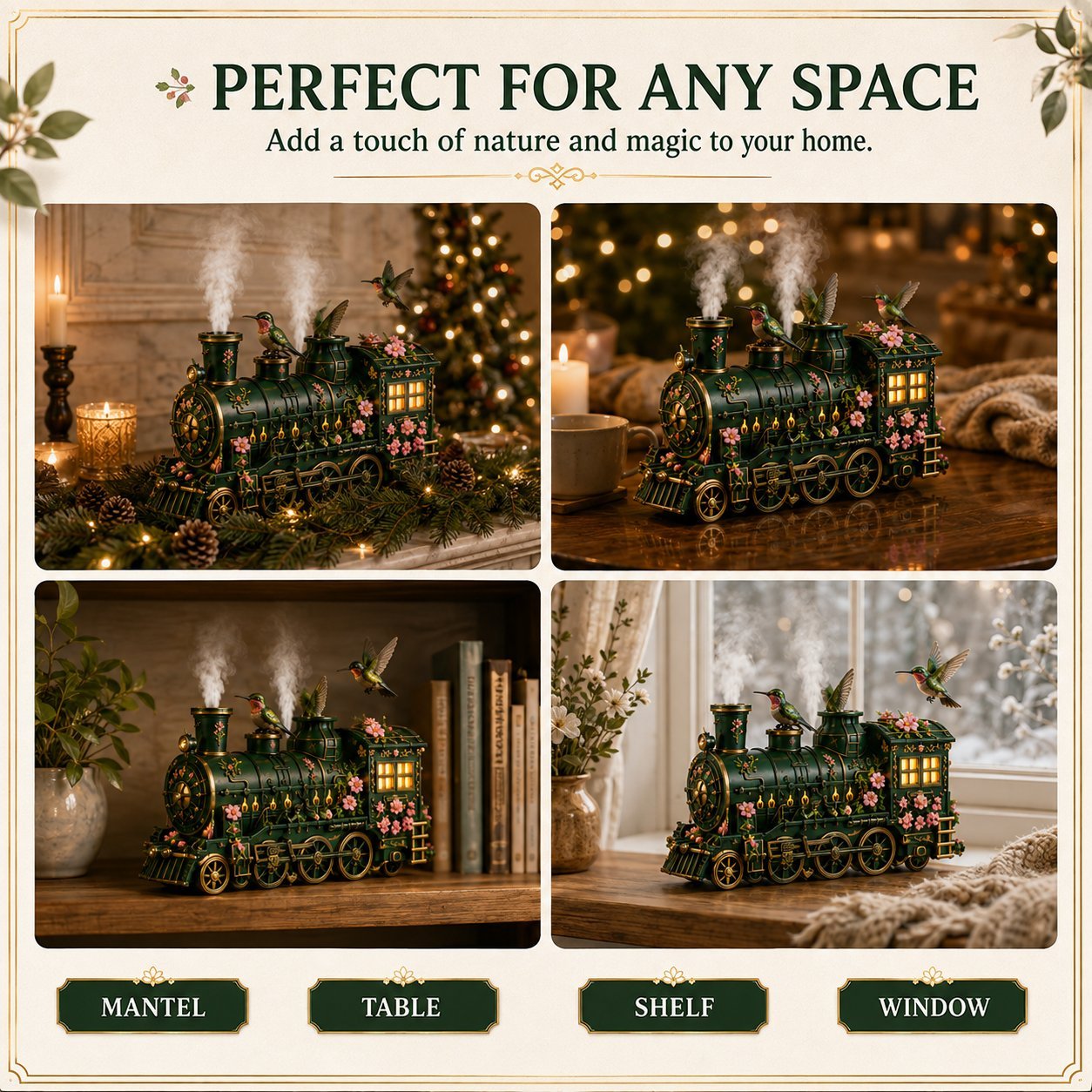 🔥Last Day 49% OFF🚂 Hummingbird Train Diffuser