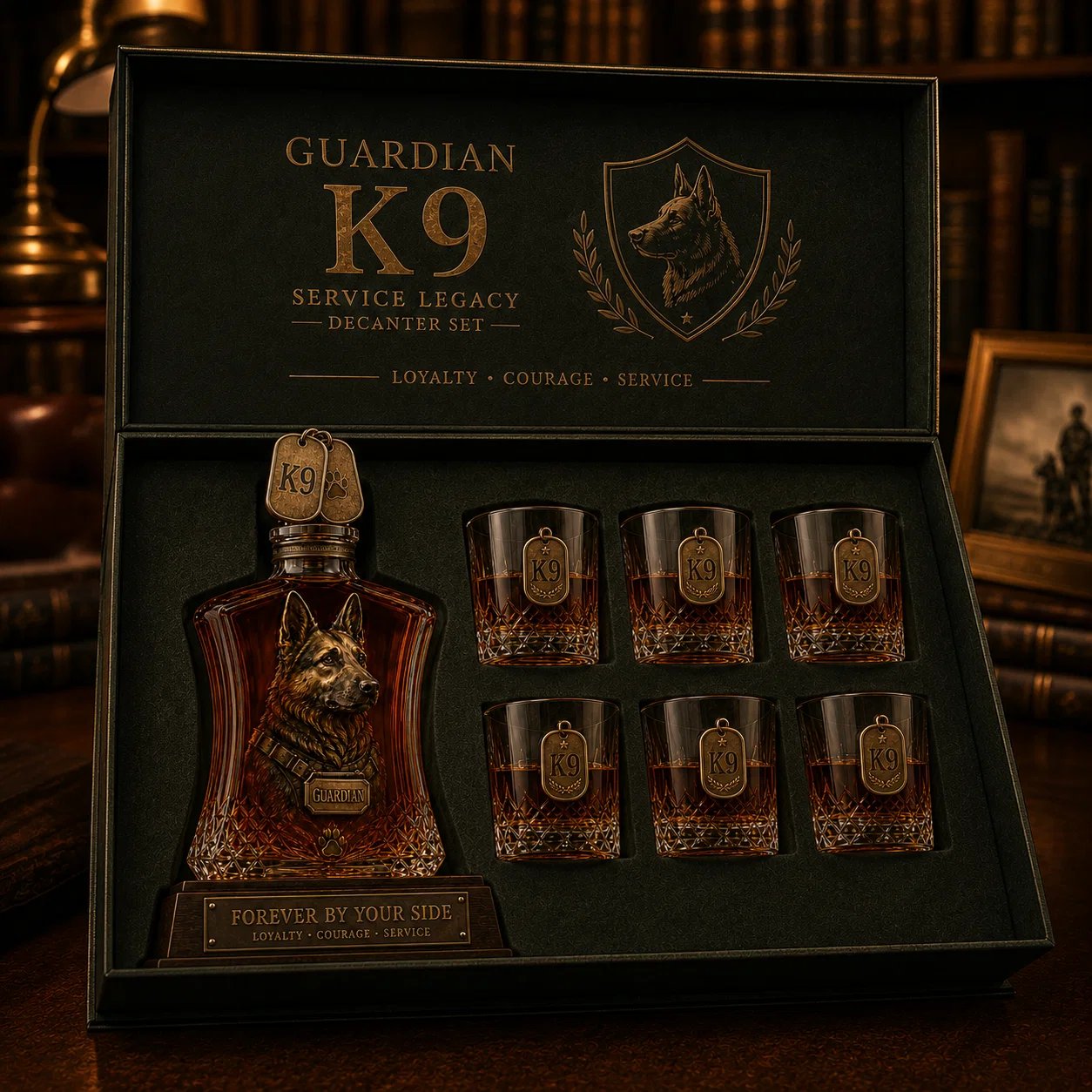🐕🐾Guardian K9 Service Legacy Whiskey Decanter Set