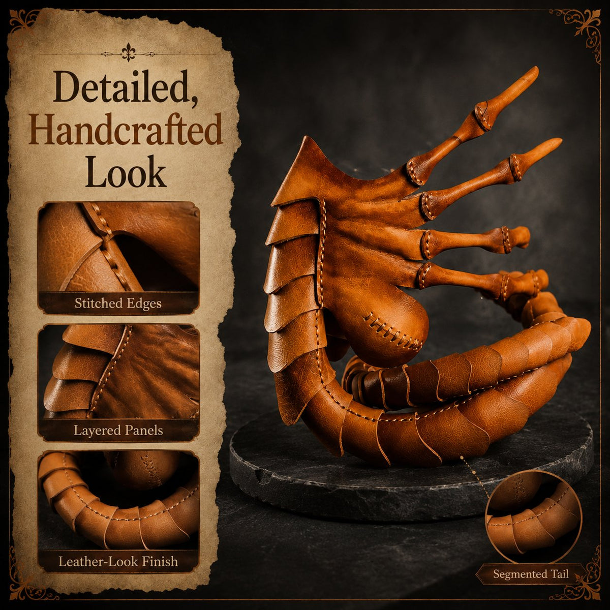 🎃3D Sci-Fi Creature Facehugger Mask – Halloween Horror Cosplay Headpiece